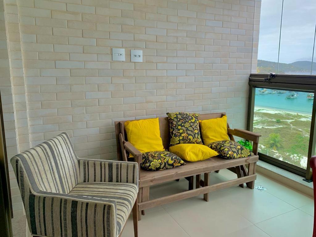 Apartamento Praia Dos Anjos 2 Vagas De Garagem E Ar-Condicionado Арраял-ду-Кабу Экстерьер фото